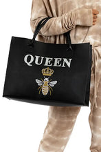Load image into Gallery viewer, Modern Vegan Tote - Queen B

