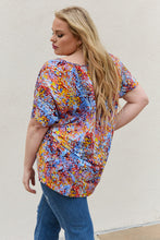Load image into Gallery viewer, Be Stage Full Size Printed Dolman Flowy Top
