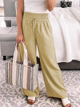 Load image into Gallery viewer, Full Size Drawstring High Waist Wide Leg Pants
