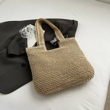 Load image into Gallery viewer, Straw Woven Tote Bag
