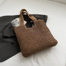 Load image into Gallery viewer, Straw Woven Tote Bag
