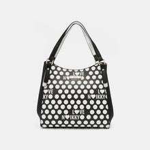 Load image into Gallery viewer, Nicole Lee USA Contrast Polka Dot Handbag
