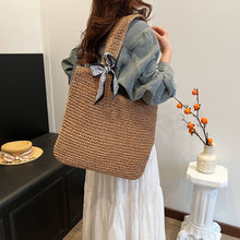 Load image into Gallery viewer, Straw Woven Tote Bag
