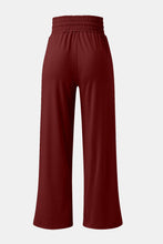 Load image into Gallery viewer, Full Size Drawstring High Waist Wide Leg Pants
