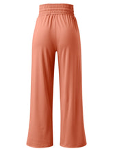 Load image into Gallery viewer, Full Size Drawstring High Waist Wide Leg Pants
