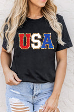 Load image into Gallery viewer, USA Round Neck Short Sleeve T-Shirt
