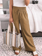 Load image into Gallery viewer, Full Size Drawstring High Waist Wide Leg Pants
