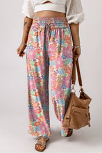 Load image into Gallery viewer, Drawstring Printed Wide Leg Pants
