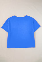 Load image into Gallery viewer, Pocketed Round Neck Short Sleeve T-Shirt
