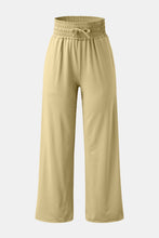 Load image into Gallery viewer, Full Size Drawstring High Waist Wide Leg Pants
