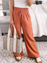 Load image into Gallery viewer, Full Size Drawstring High Waist Wide Leg Pants
