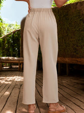 Load image into Gallery viewer, Ruched Half Elastic Waist Pants
