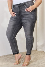 Load image into Gallery viewer, Judy Blue Full Size High Waist Tummy Control Release Hem Skinny Jeans
