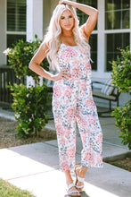 Load image into Gallery viewer, Floral Spaghetti Strap Scoop Neck Jumpsuit
