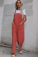 Load image into Gallery viewer, Wide Leg Overalls with Front Pockets
