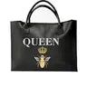Load image into Gallery viewer, Modern Vegan Tote - Queen B
