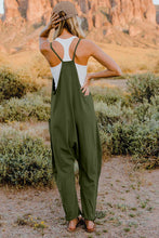 Load image into Gallery viewer, V-Neck Sleeveless Jumpsuit with Pocket
