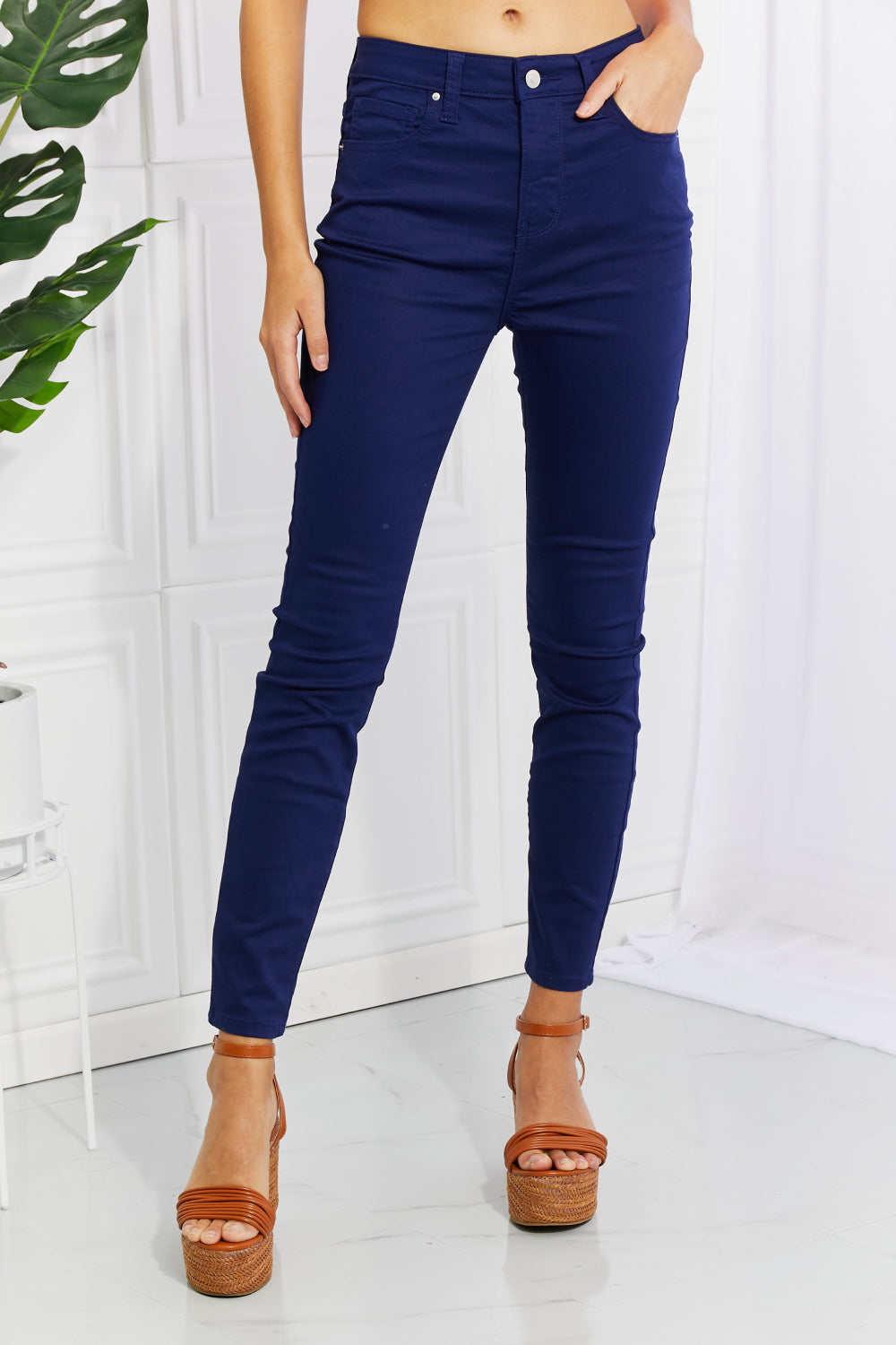 Zenana Blake Full Size High-Rise Color Skinny Jeans