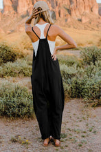 Load image into Gallery viewer, V-Neck Sleeveless Jumpsuit with Pocket
